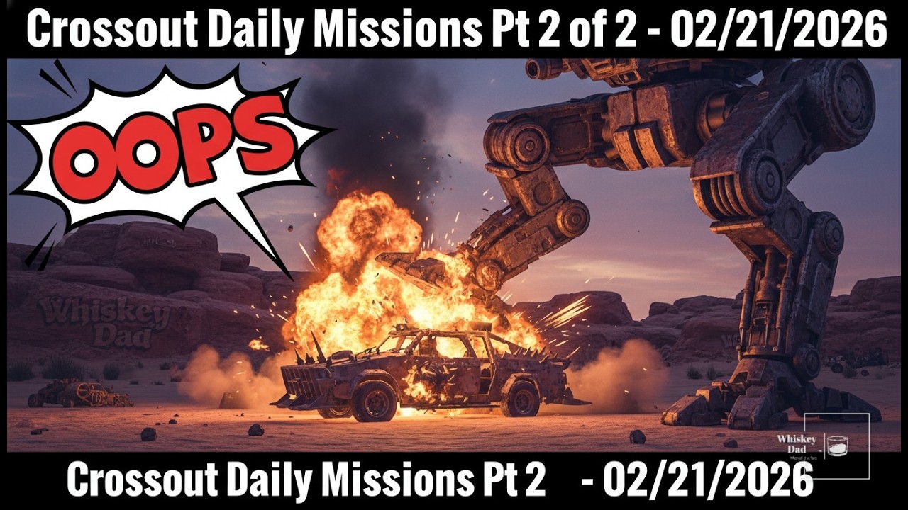 Crossout Daily Missions Pt 2 of 2 - Crossout Is Testing My Patience - 02/21/2026