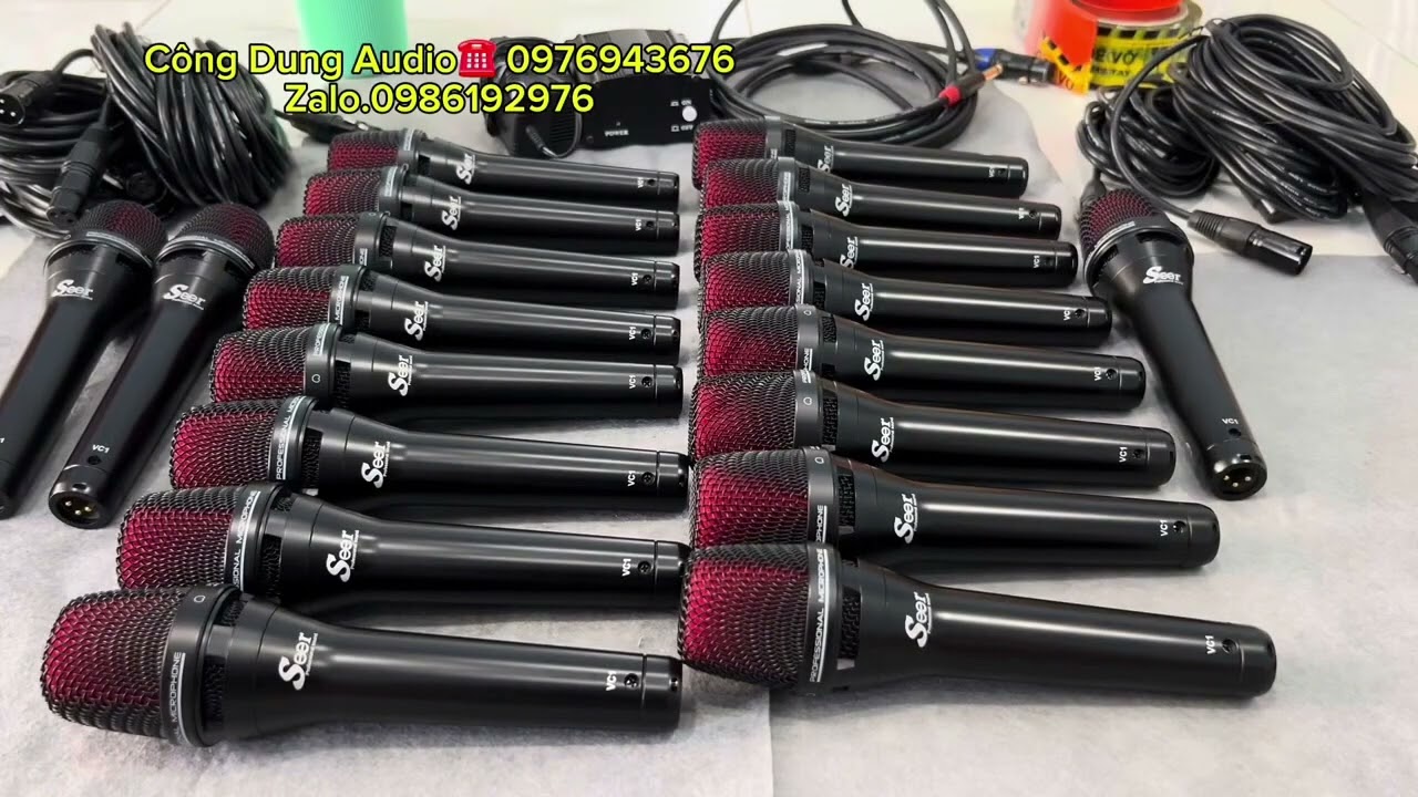 Mic Vip Seer vc1(Ý)condenser dành cho ae chơi tết ạ.Đẳng cấp chuyên nghiệp.So sánh cùng Sen,Shure...