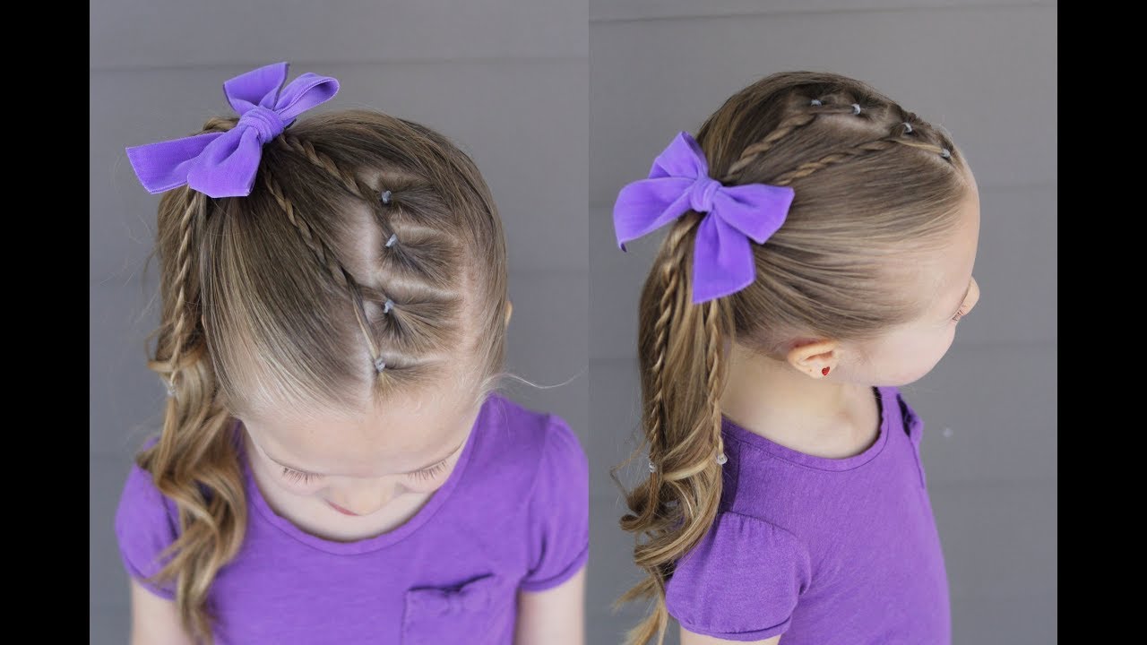 Rope Braids into a Side Pony | Q's Hairdos