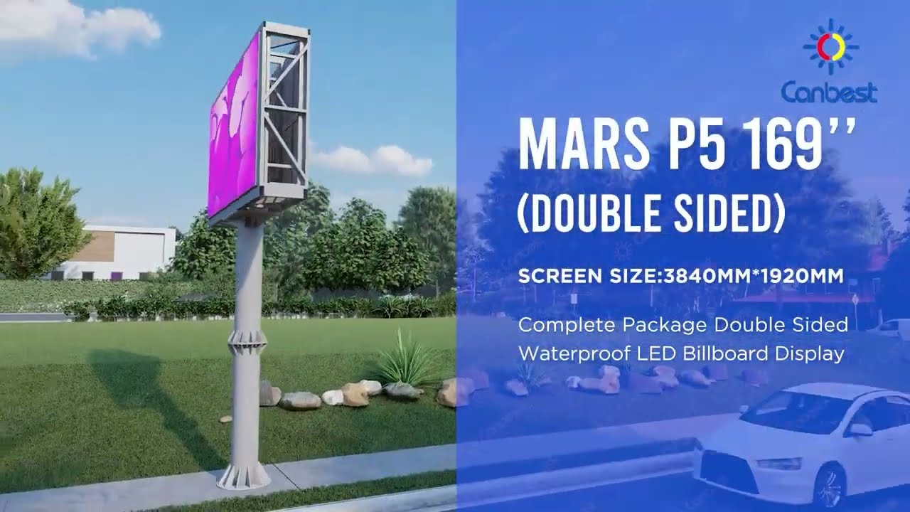 Complete Package Outdoor LED Billboard--Canbest Mars P5 Double Sided LED Screen