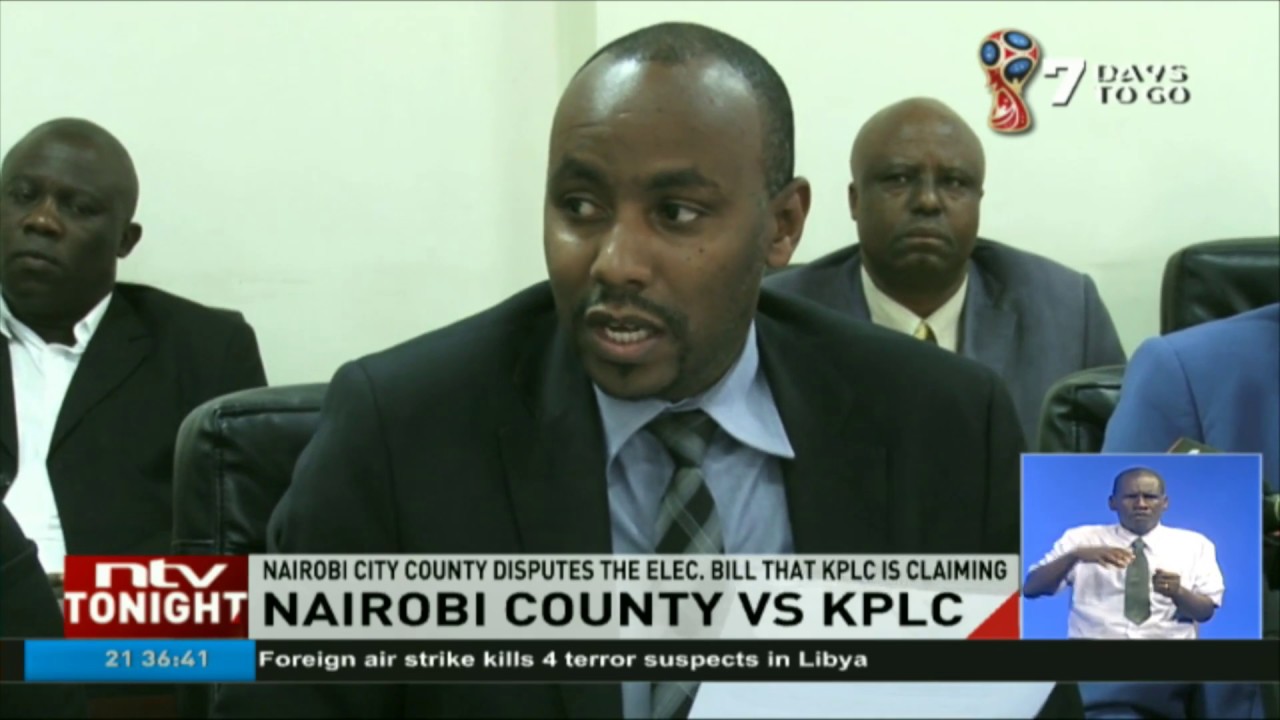 Nairobi city county disputes the electricity bill that claimed by KPLC