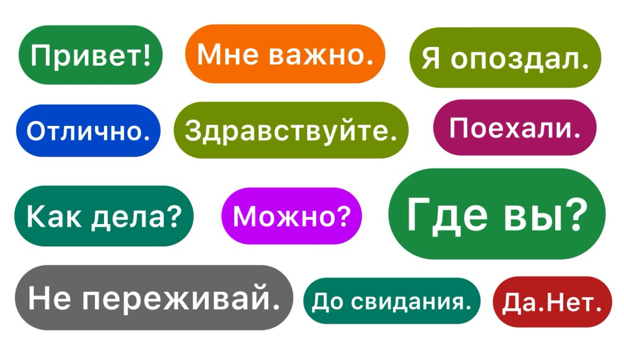 RUS TILINI NO’LDAN O’RGANISH - KERAKLI GAPLAR TO’PLAMI - TINGLANG!