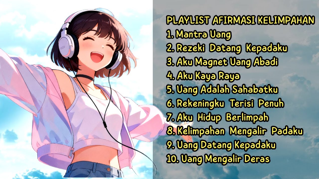 Lagu Afirmasi Uang Mengalir Deras, Morning Affirmation Kekayaan & Kesuksesan, Afirmasi Positif *20