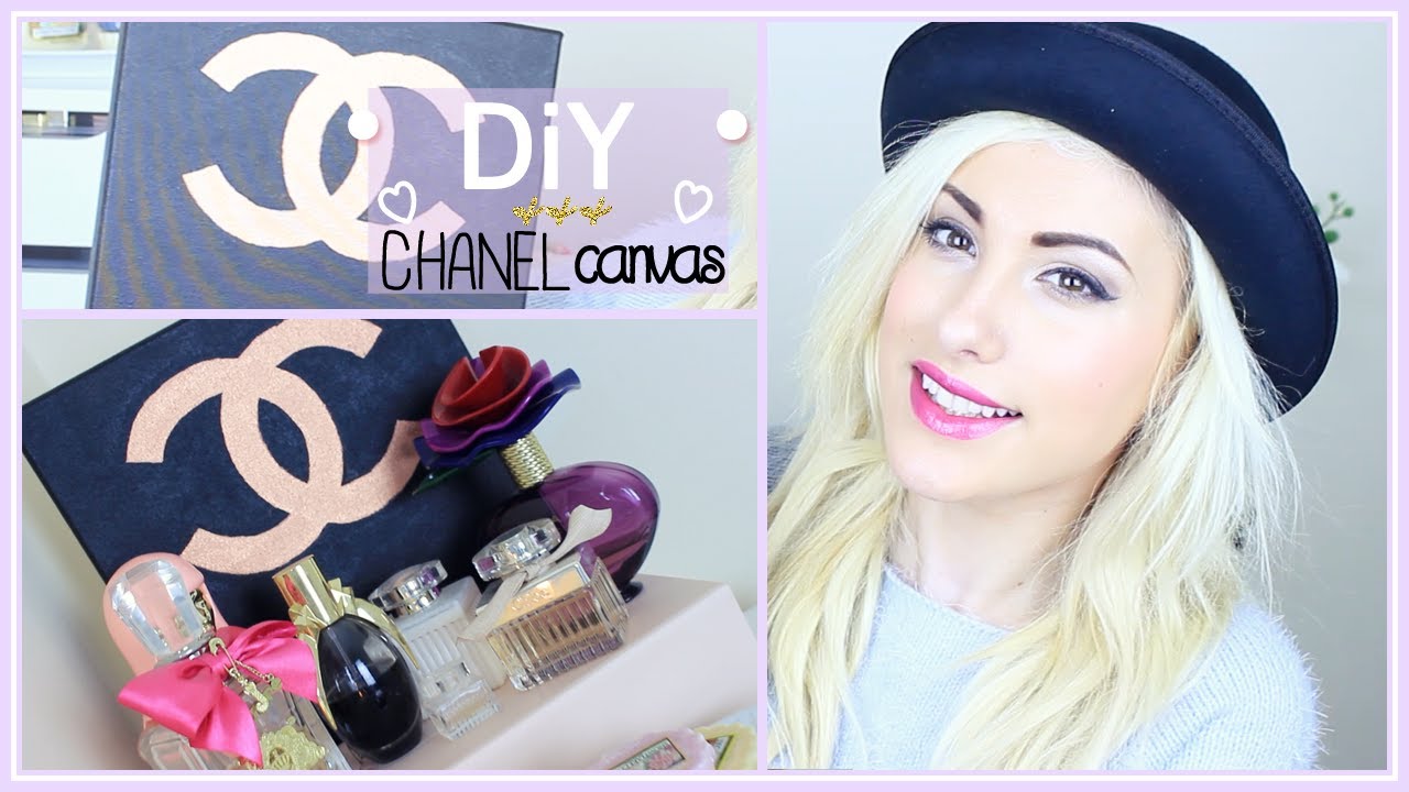 DIY CHANEL CANVAS ♡ HOME DECOR ♡ Stefy Puglisevich