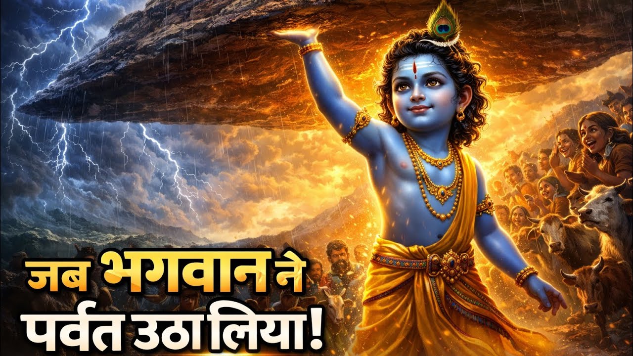 “गोवर्धन पर्वत क्यों उठा? जानिए श्रीकृष्ण की सबसे बड़ी लीला” 