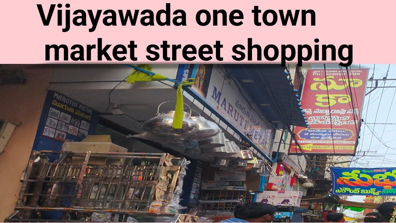 “Vijayawada onetown market street Shopping🛍️| Best Markets, Budget Shopping & Local Experience