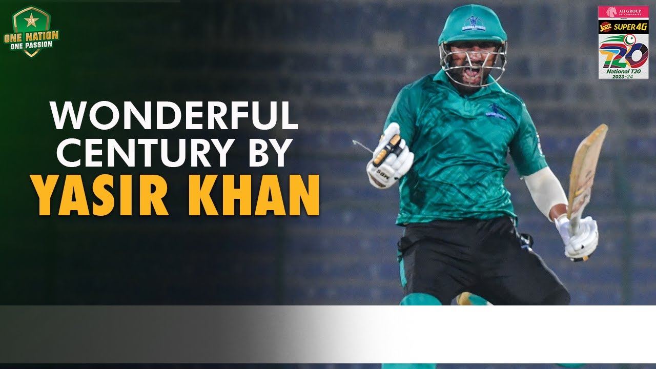 Wonderful Century By Yasir Khan | Rawalpindi vs FATA | Match 39 | National T20 2023-24 | PCB | M1W1L