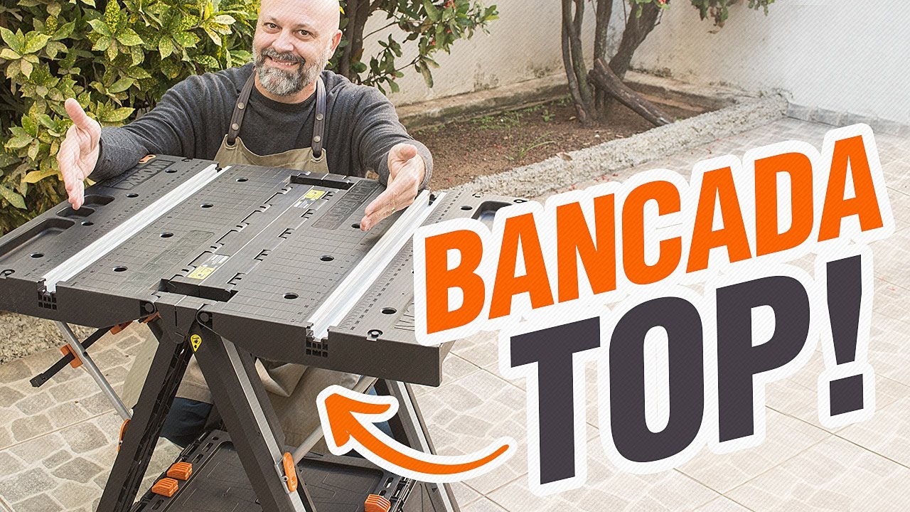 Review bancada para oficina de madeira Worx Pegasus