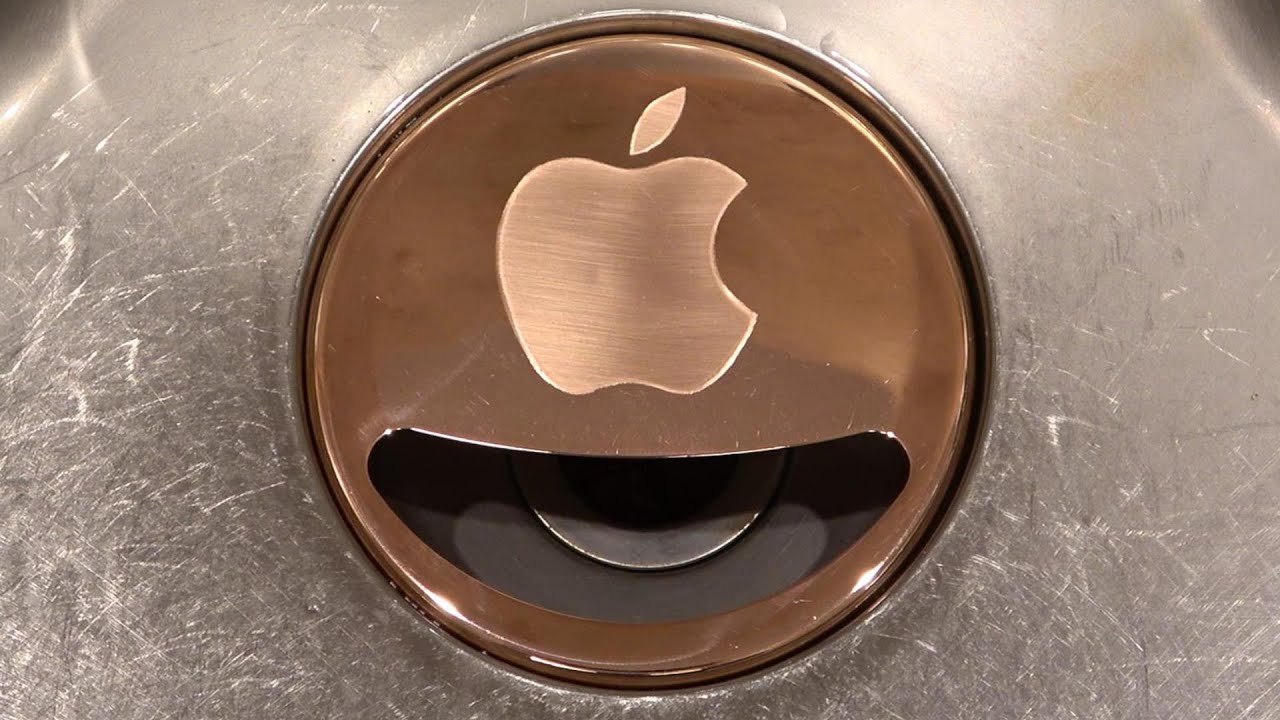 アップル信者がキッチンシンクの排水口を磨くとたぶんこうなります(私はandroid愛用者です)