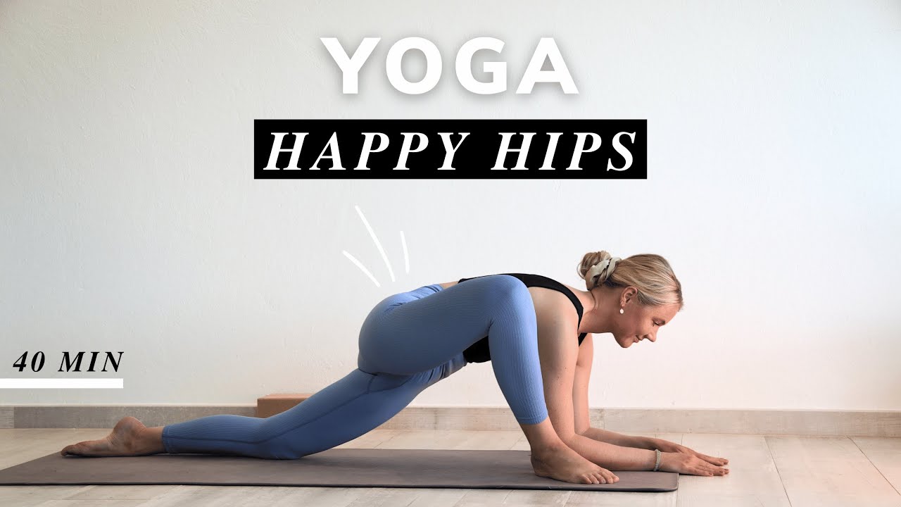 Yoga Hüftöffner | 40 Min Yin Yoga Faszien dehnen für die Hüfte | Blockaden & Stress lösen