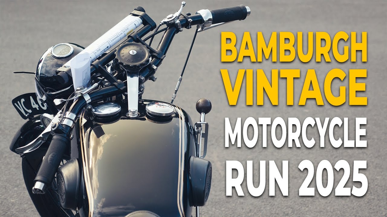 Bamburgh Vintage Motorcycle Run 2025