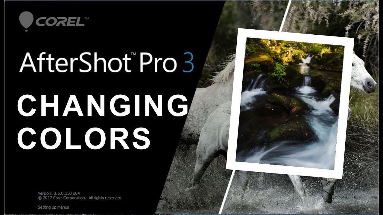 COREL AFTERSHOT PRO 3 - Changing individual colors (Color Equalizer)