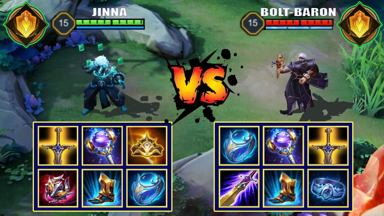 JINNA vs BOLT BARON | Ai mạnh hơn? | NO PK | Liên Quân Mobile/AOV/ROV