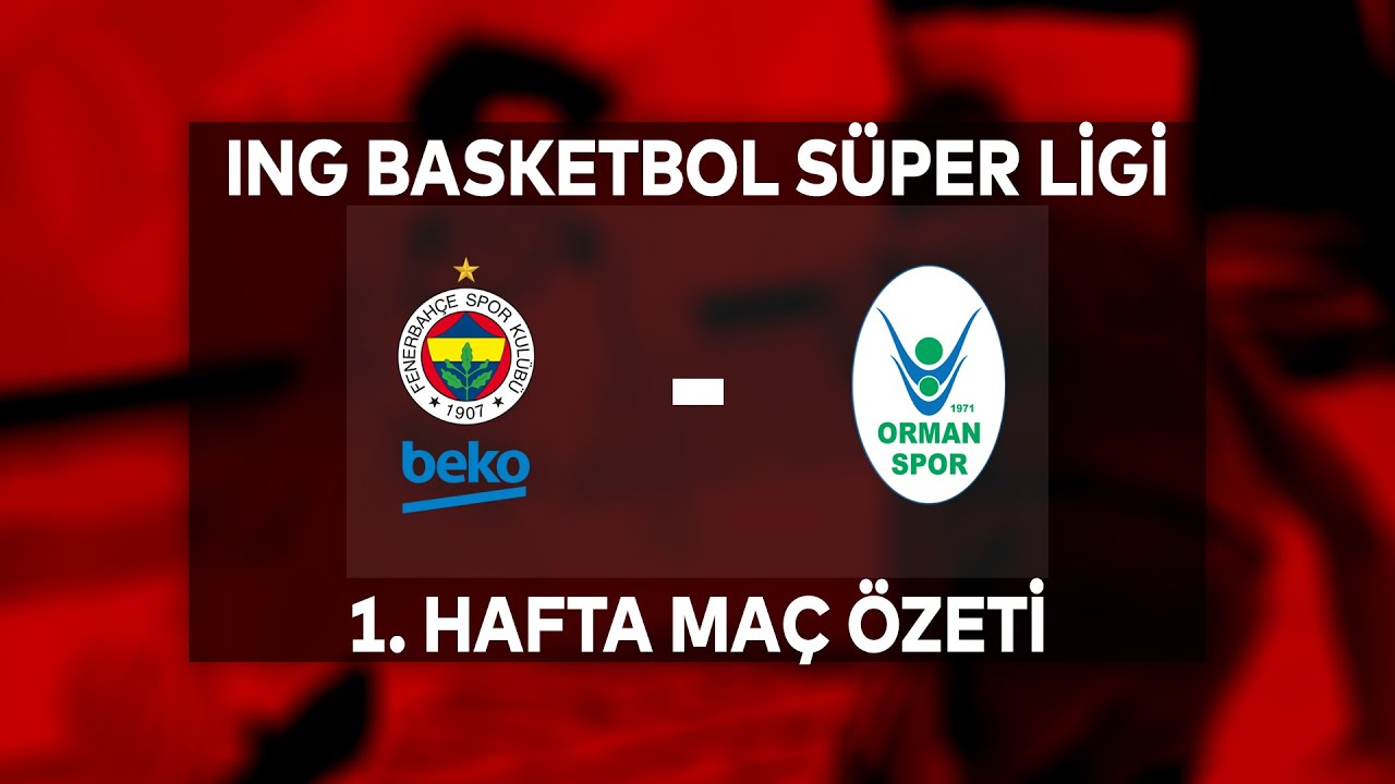 BSL 1. Hafta Özet | Fenerbahçe Beko 105-72 OGM Ormanspor