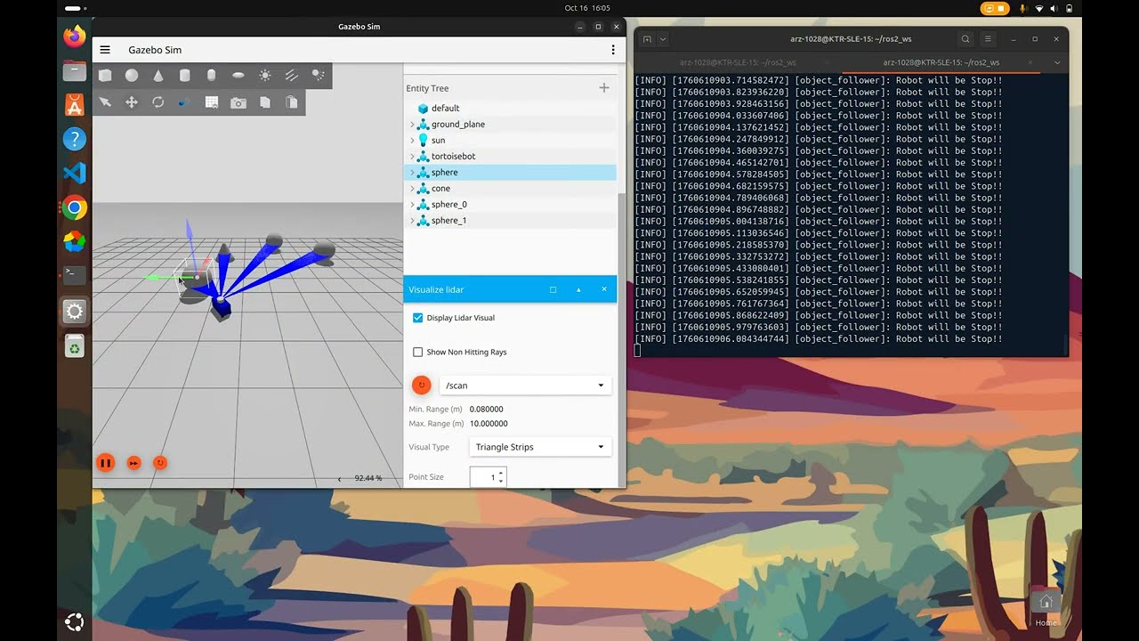 ROS2 Project: Building an Autonomous Robot that Finds and Follows Objects Using Only LiDAR