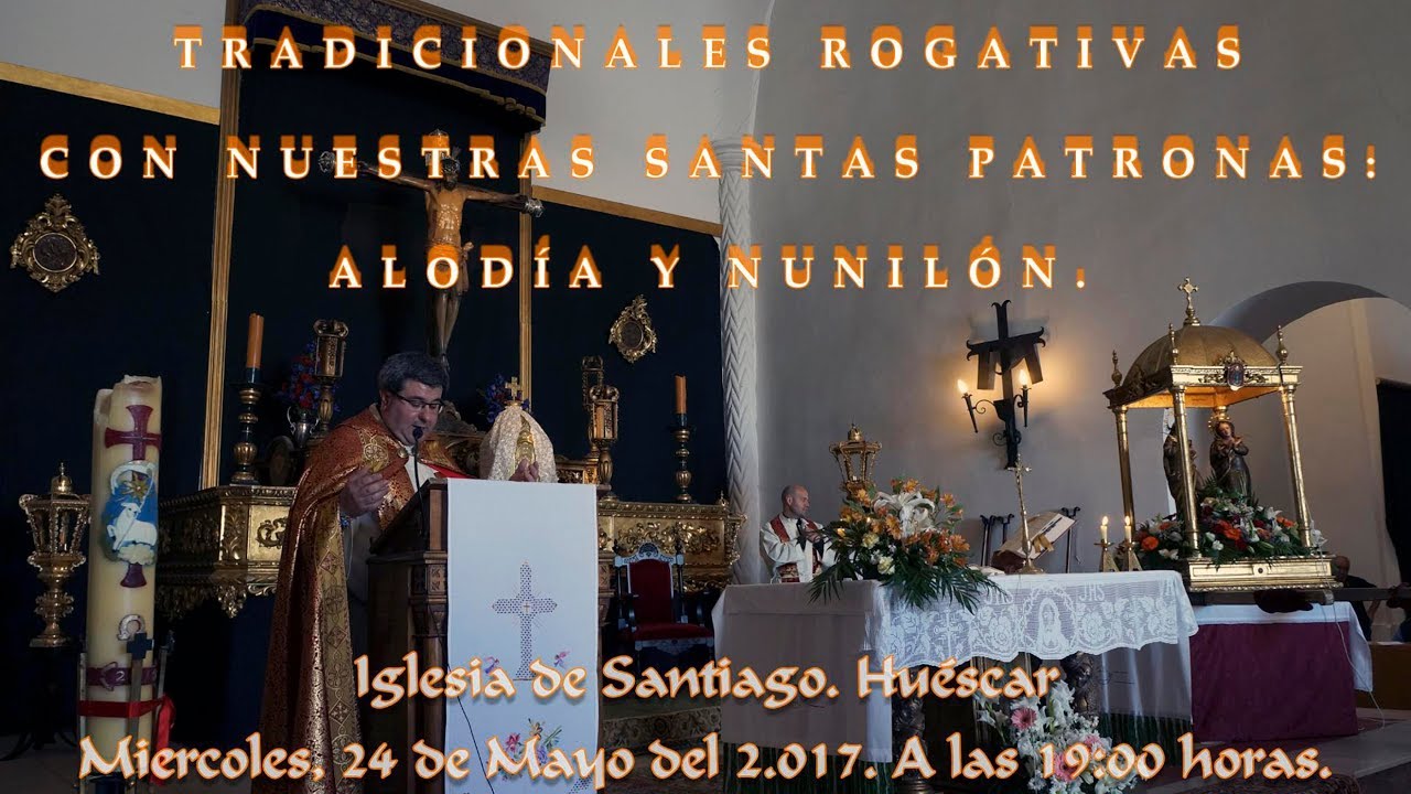 Rogativas 2017.  Iglesia de Santiago