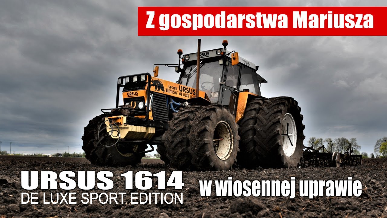URSUS 1614 DELUXE SPORT EDITION - wiosenna uprawa w gosp. Mariusza