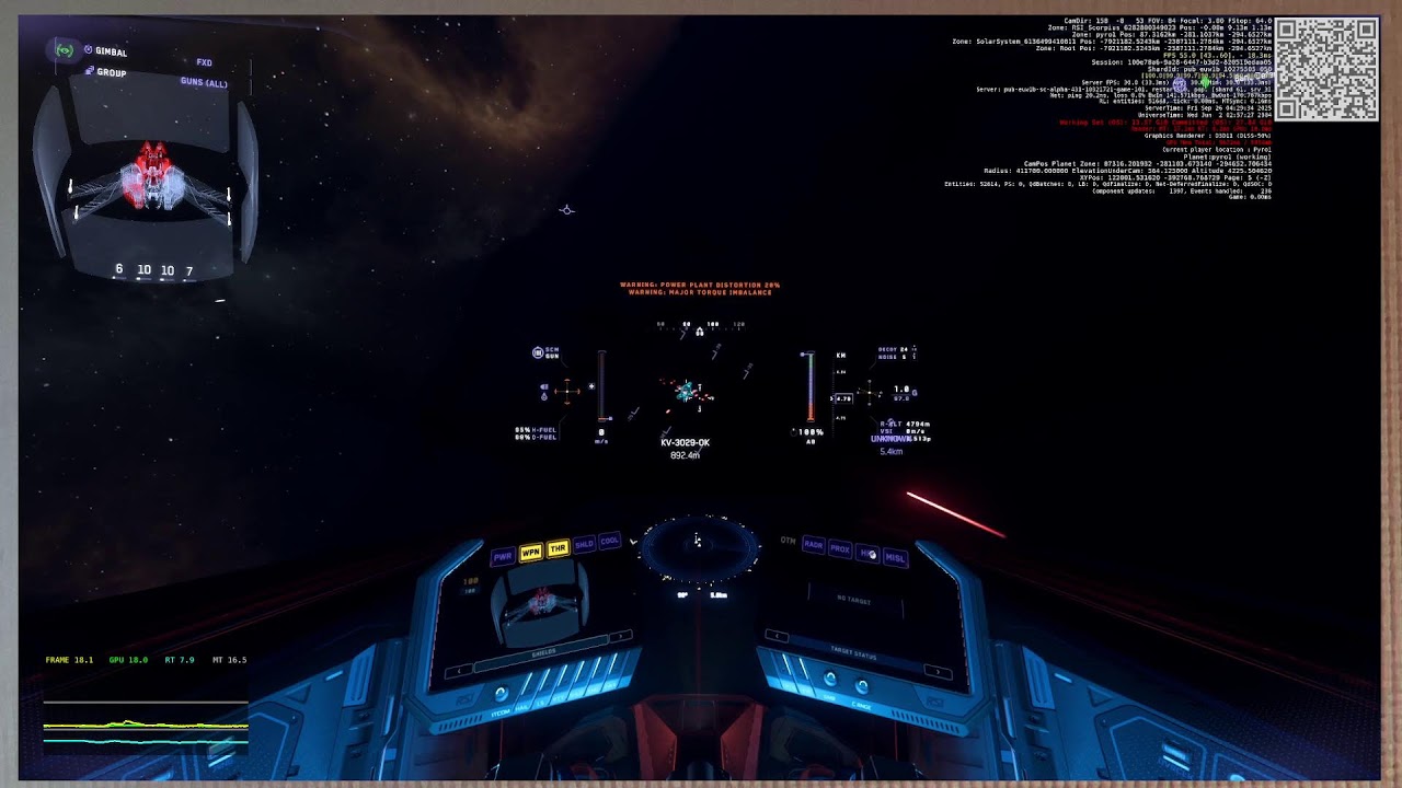 Star Citizen 4.3.1 pt 2  ltp test prepared second ingame bought ship scorp testing