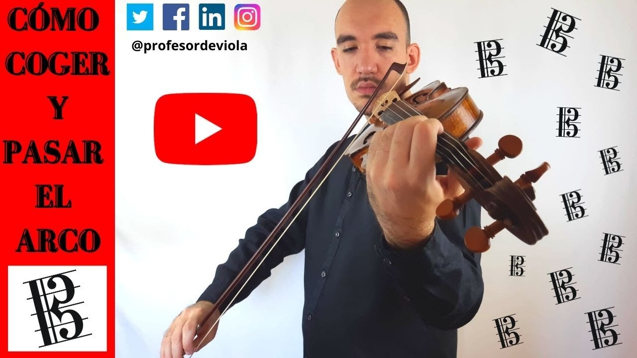 ✅ APRENDER VIOLA - ¡Cómo coger y pasar el arco! 🚀(tutorial paso a paso)