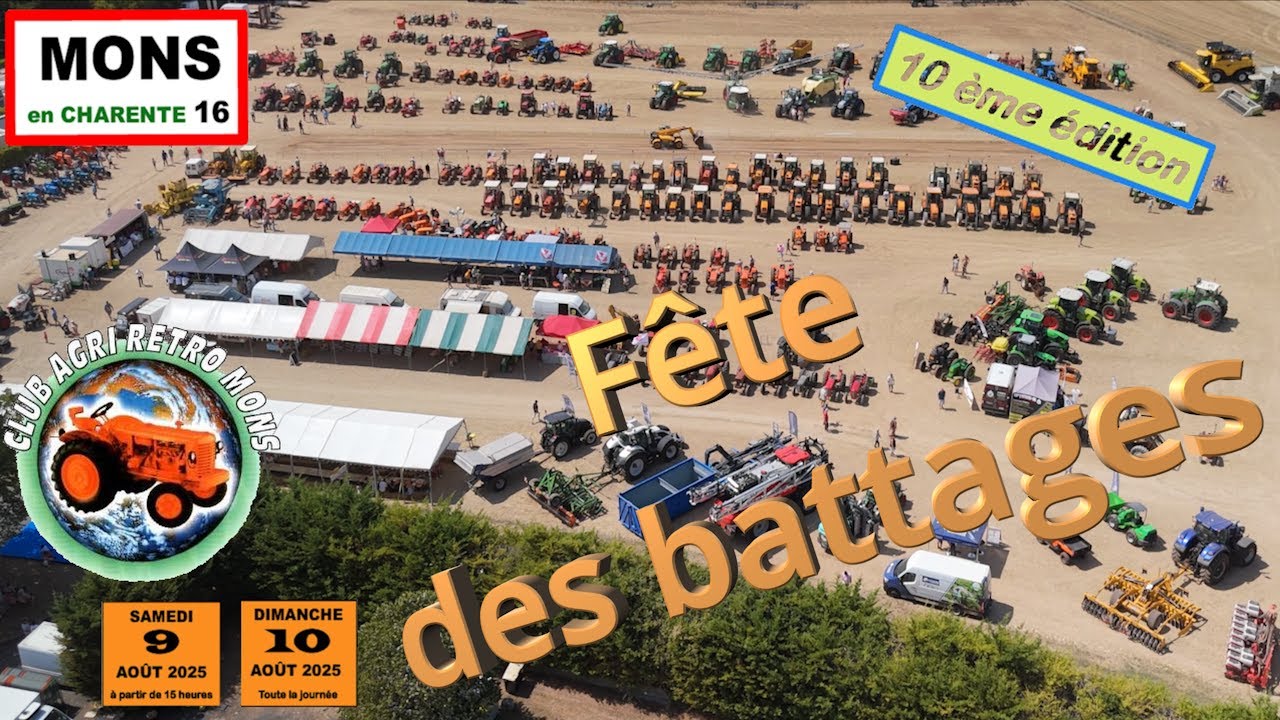 Fête des battages MONS (16)  9-10 Août 2025