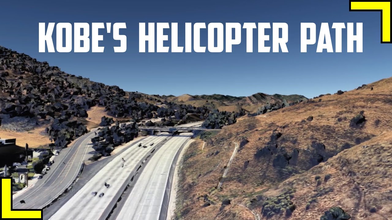 Here&rsquo;s The Exact Flight Path Kobe Bryant's Helicopter Took, Along With Air Traffic Control Audio