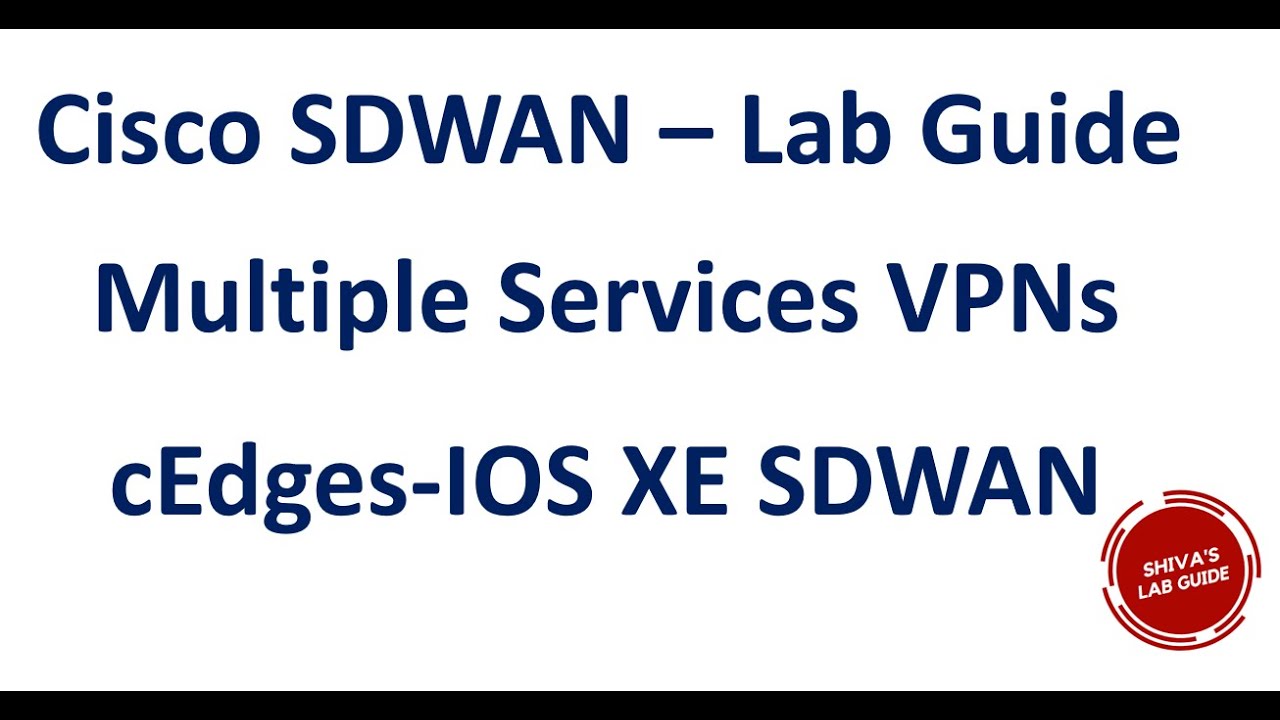 Adding New Services VPNs on cEdges Cisco IOS XE SDWAN routers
