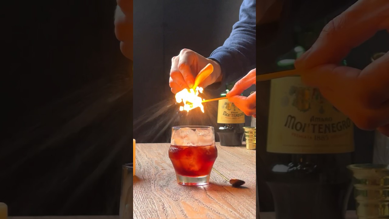 Everyone likes some fireworks 🎇 #mixology #bartender #cocktail