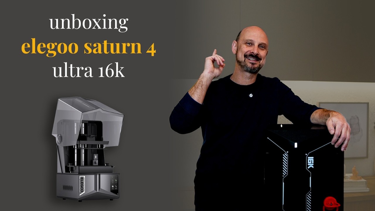 Vale a Pena? Unboxing da Elegoo Saturn 4 Ultra 16K com Review Técnico!