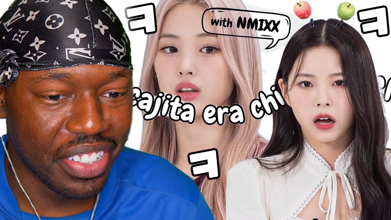 NMIXX try Spanish Tongue Twisters on Hello82