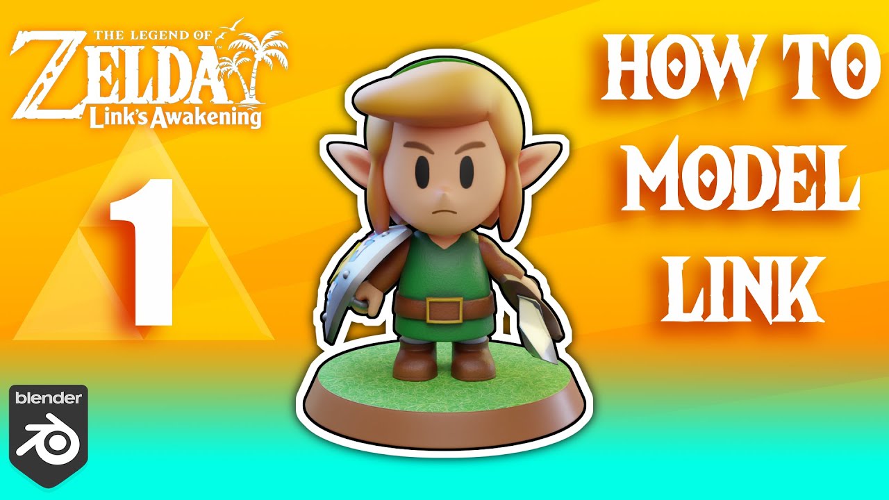 How to 3D Model Link's Awakening: Link in Blender [Part 1]