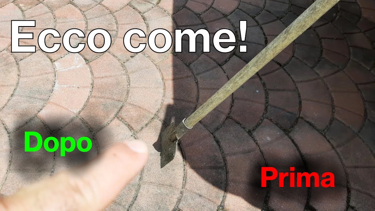 Come pulisco l'autobloccante