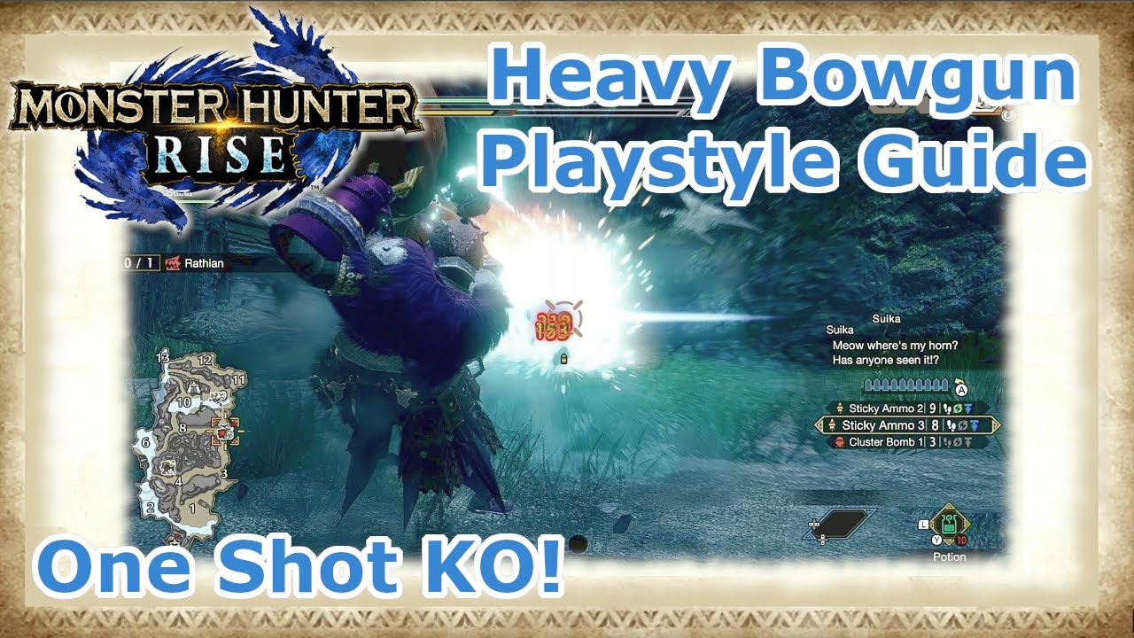 Monster Hunter Rise - Playstyle Guide: KO Heavy Bowgun