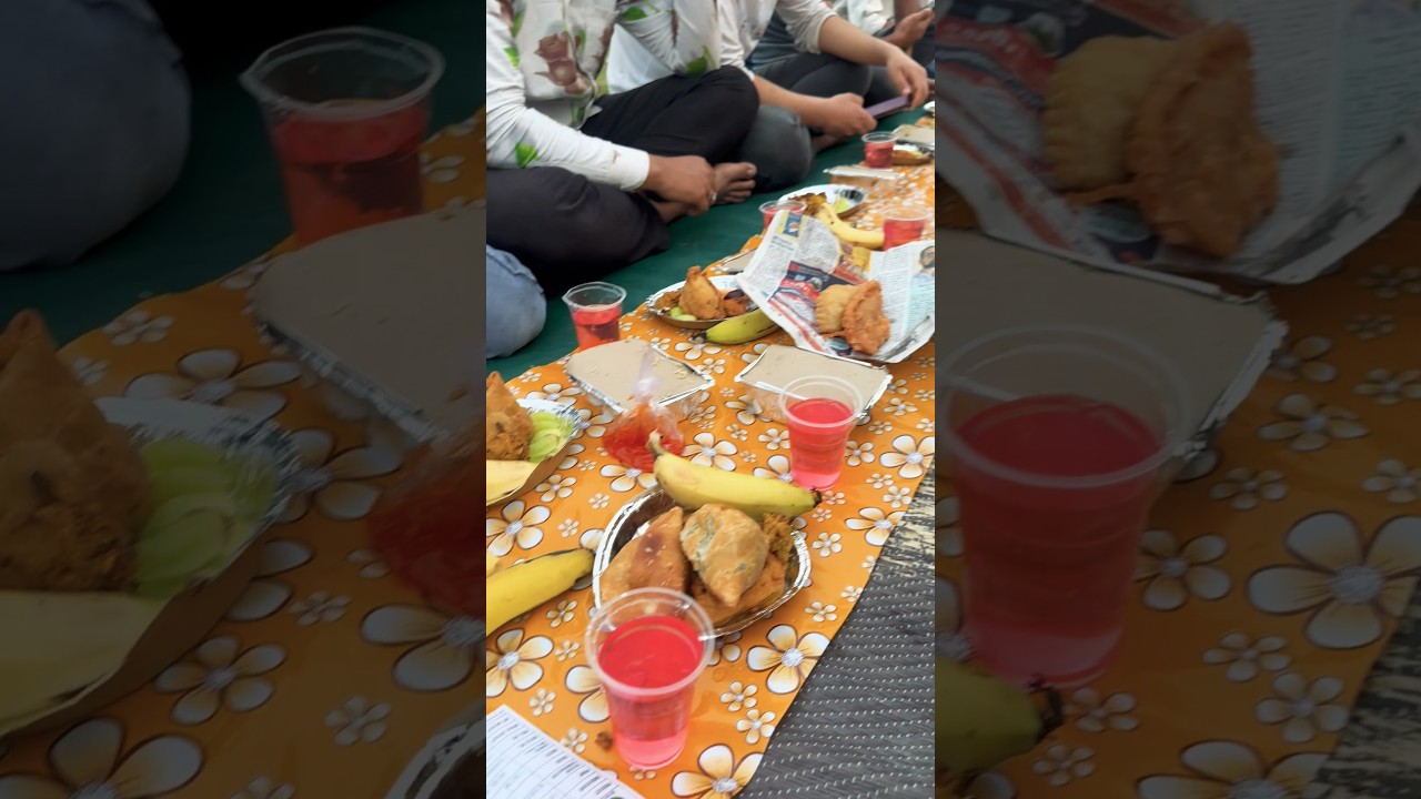 Iftar at Lucknow masjid #ramzan #islam #viral #trending #ytshorts #reels #food #viralvideo #roza