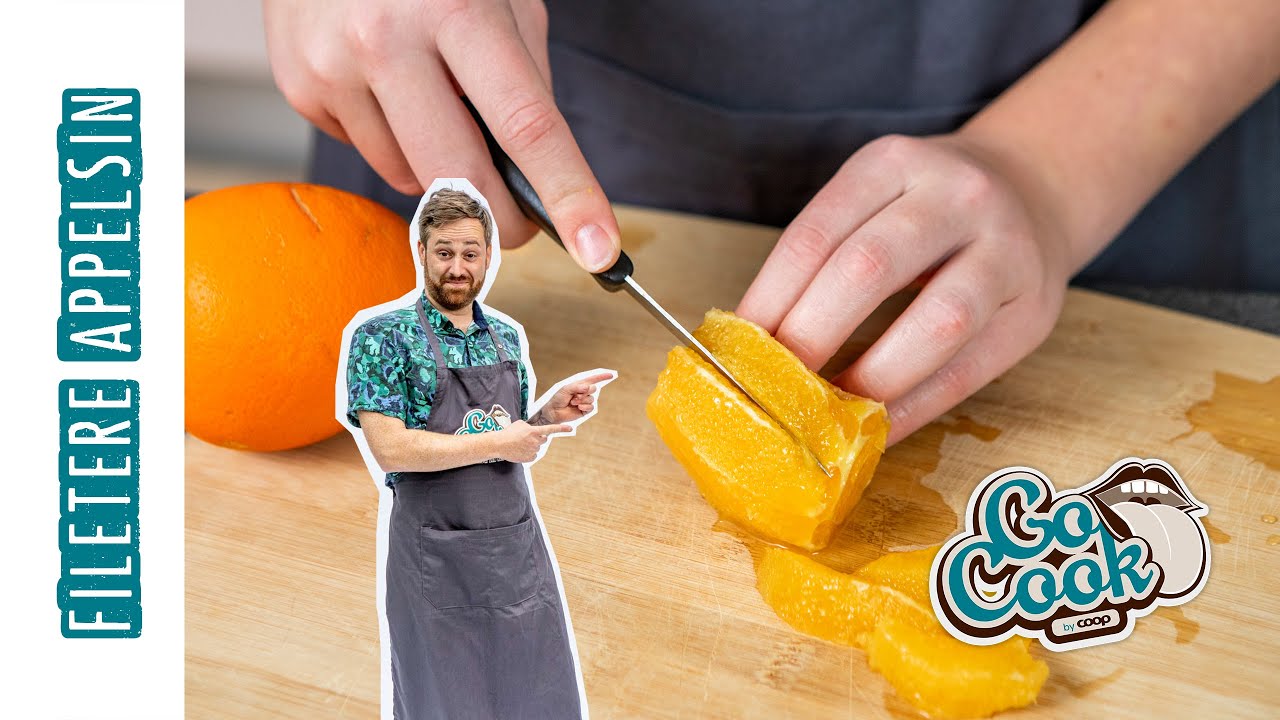 S&aring;dan sk&aelig;rer og fileterer du en appelsin med denne simple teknik | GoCook by Coop