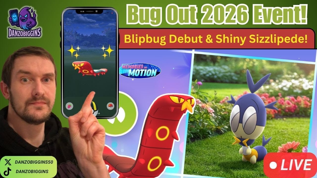 LIVE - Bug Out Event 2026 on Pokémon GO!