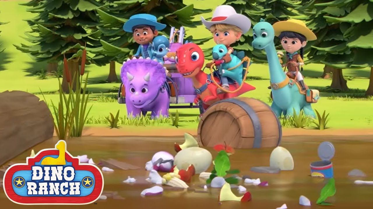 Cleaning Up The River! | Dino Ranch
