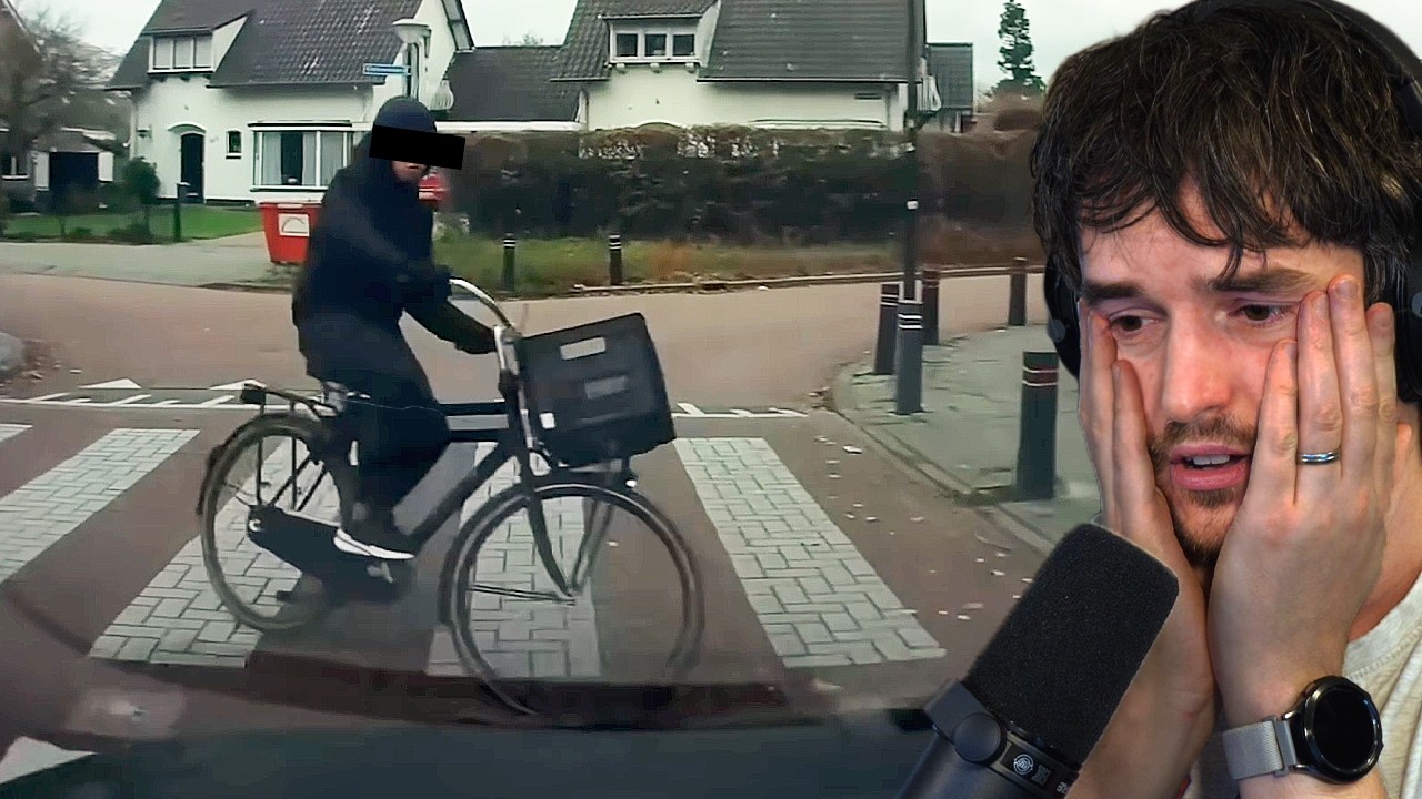 Fietser wilt voor zijn kloten worden gereden