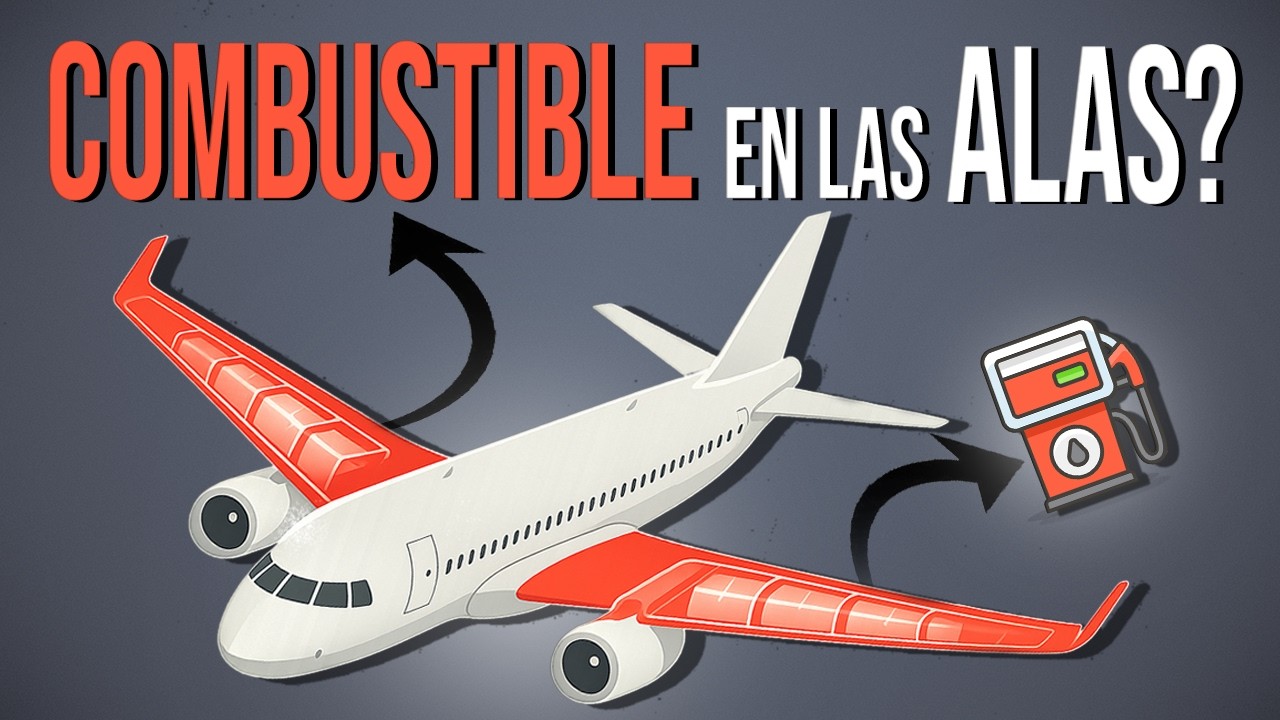 ¿Por qué el COMBUSTIBLE de un avión se guarda en las ALAS?