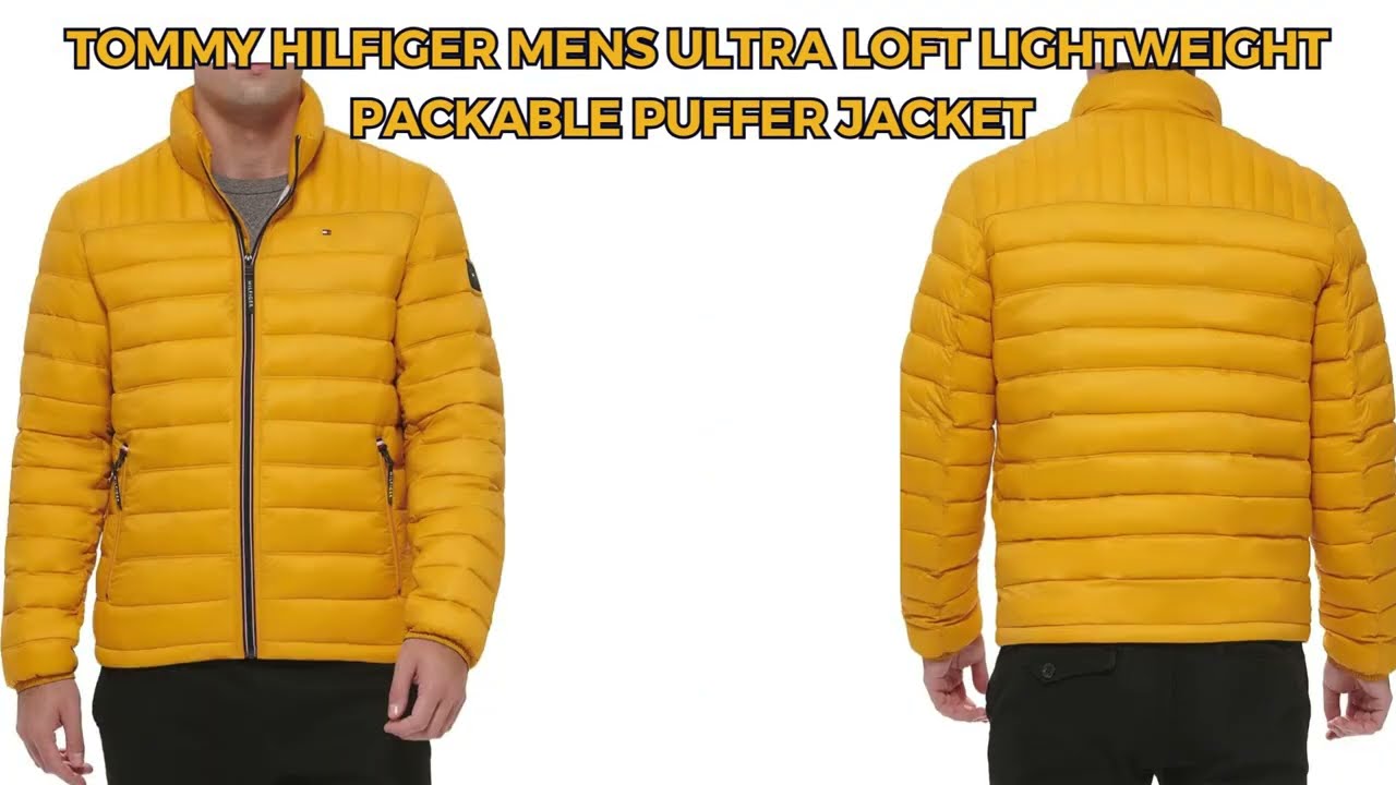 Tommy Hilfiger Men's Packable Puffer Jacket | Best Lightweight Jacket for Men