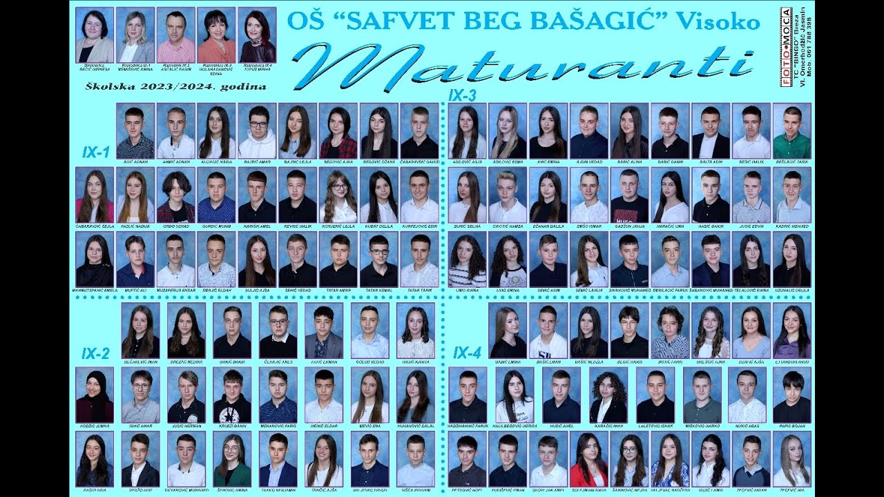 SVEČANA PODJELA DIPLOMA MATURANTIMA OŠ