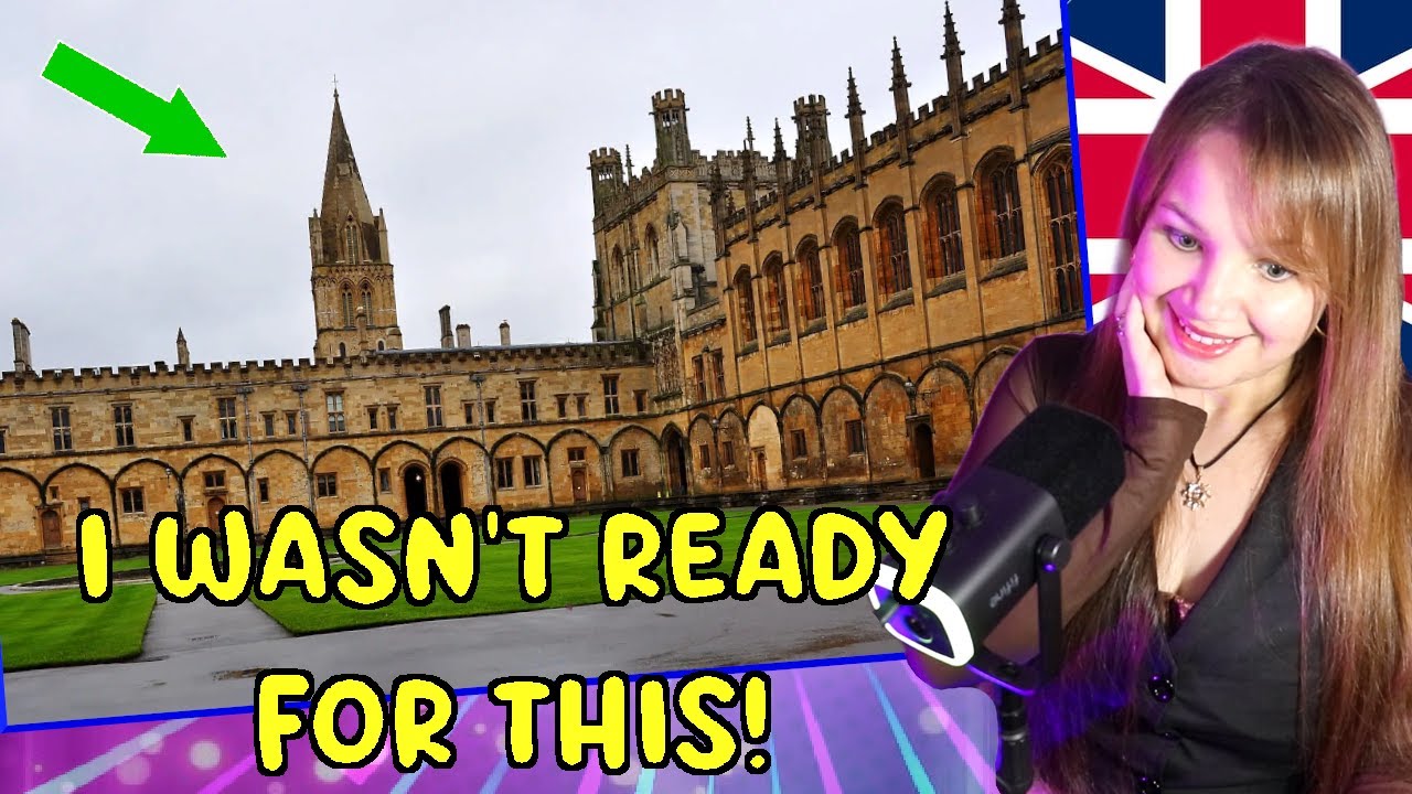 REACTION TO OXFORD UNIVERSITY CAMPUS TOUR  | UK REACTION