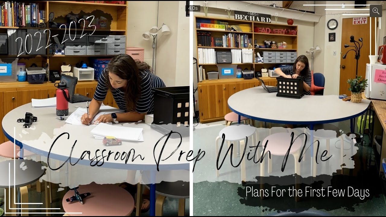CLASSROOM PREP WITH ME | Plans For the First Few Days of School | Almost GO Time!