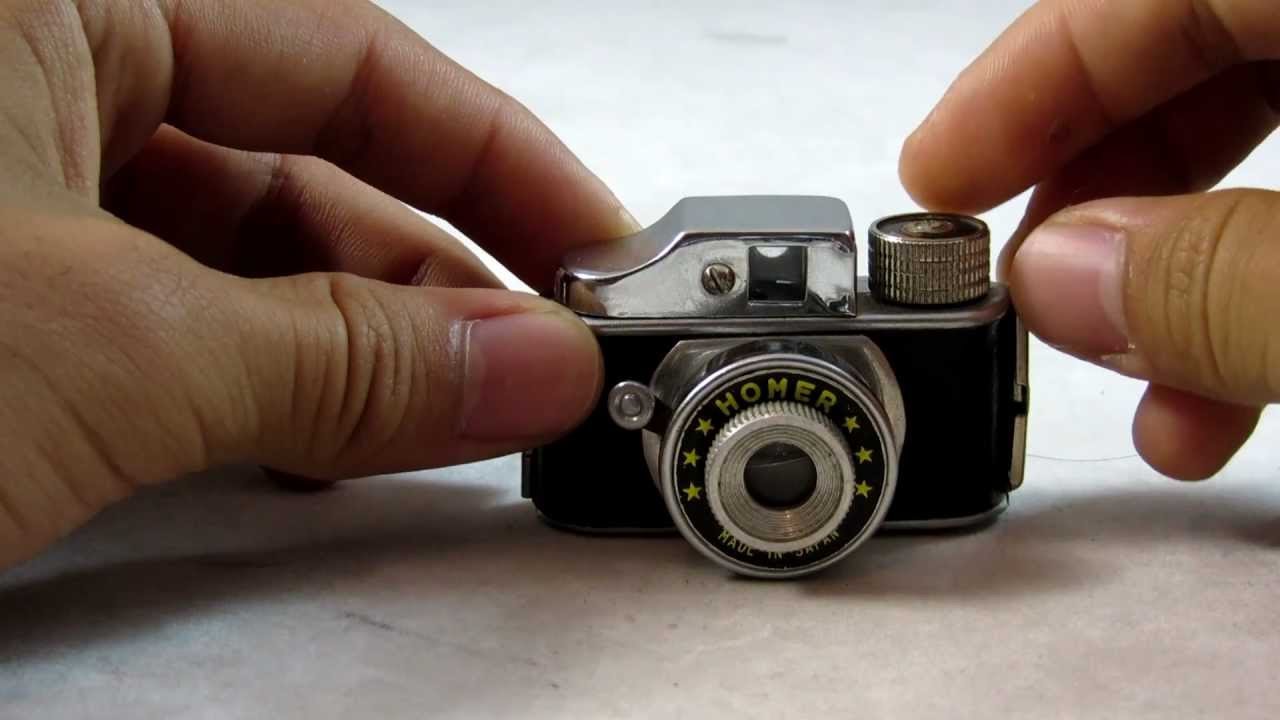 Homer Subminiature Miniature 17.5mm Film Camera Review/Tutorial