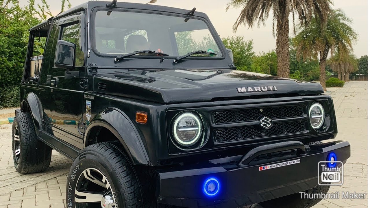 BLACK GYPSY MODIFIED READY ON BASISS (KHAN MOTORS MOGA) CONT :-9914876961 👇
