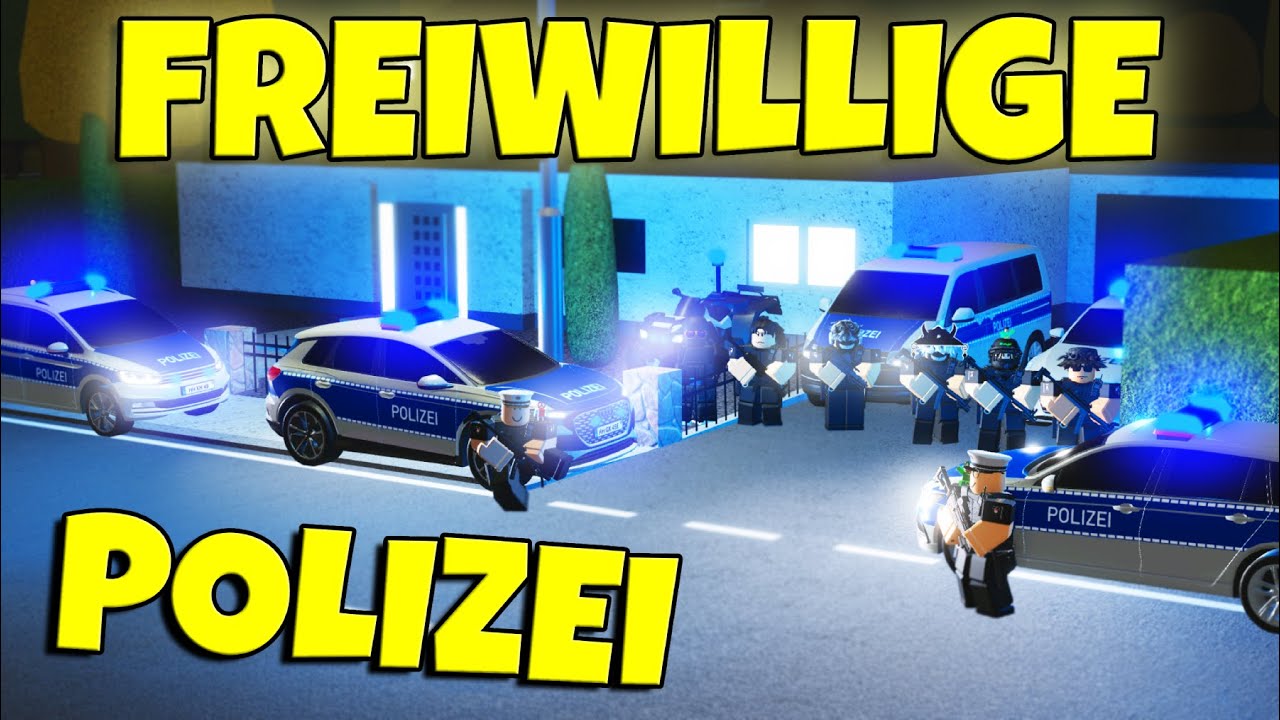 FREIWILLIGE POLIZEI ESKALIERT in NOTRUF HAMBURG | Emergency Hamburg ROBLOX