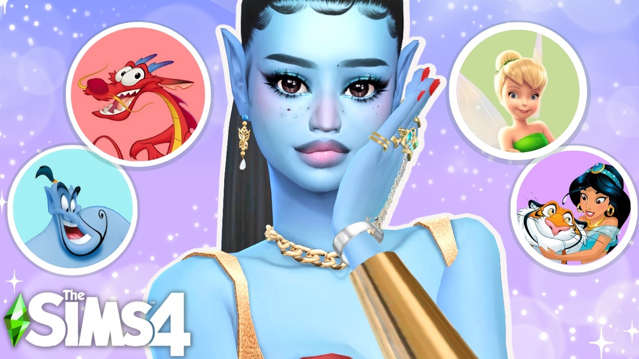 RECREATING ICONIC DISNEY SIDEKICKS IN THE SIMS 4!!