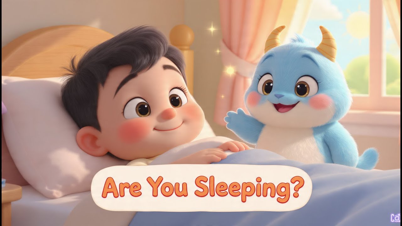 Are You Sleeping? 🌙 | Gentle Wake-Up Song for Kids | ZoopiPlay