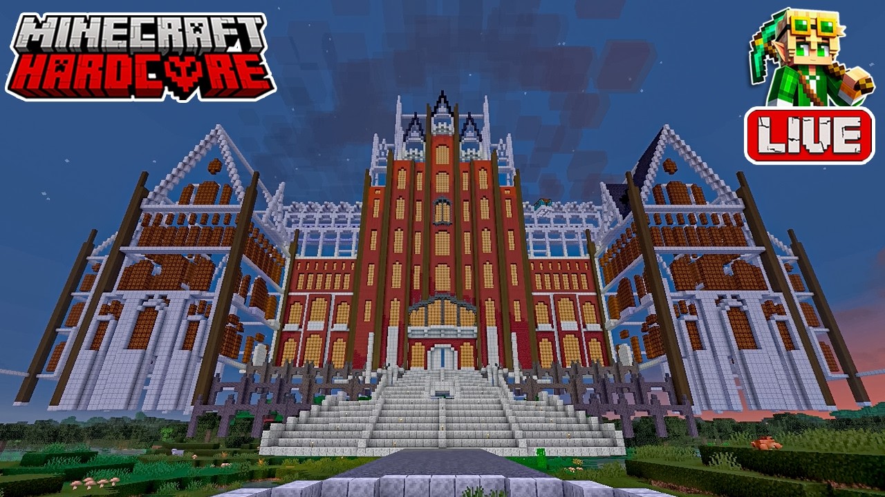 Starting a Giant Haunted Manor Build in My 58,700 Day Hardcore Minecraft World