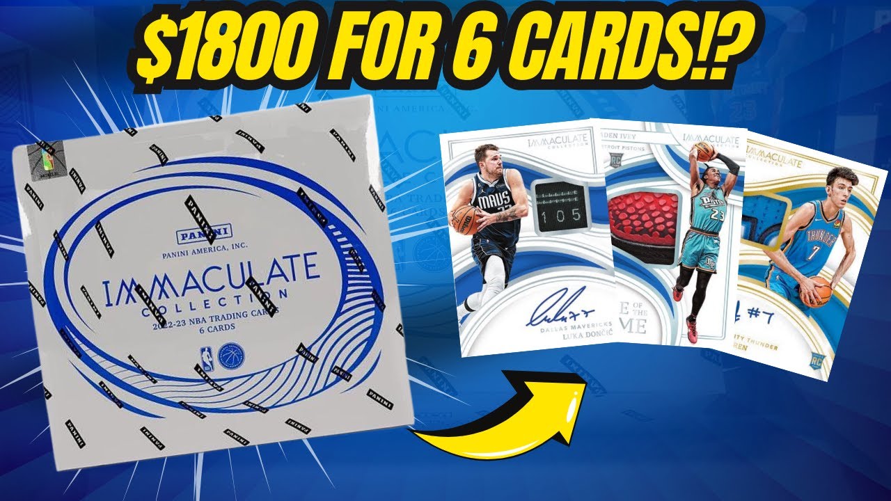 CRAZY HIGH-END OPENING - 2022-23 Immaculate Basketball Hobby Box