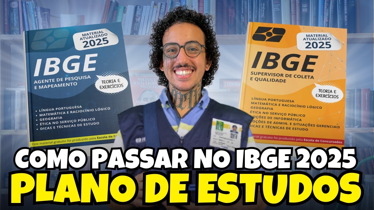 📊 Como passar no Concurso do IBGE 2025 🚀 + materiais gr&aacute;tis 📚